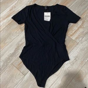 NWT Forever 21 black bodysuit size small
